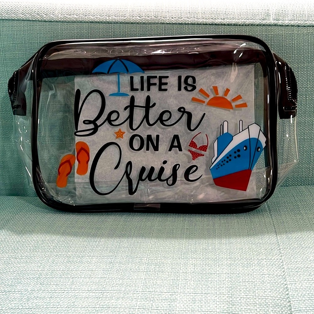 LIFE IS BETTER ON A CRUISE WATER RESISTANT BAG